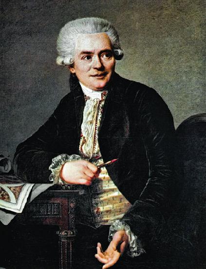 Antoine Vestier Portrait of Johann Heinrich Riesener oil painting image